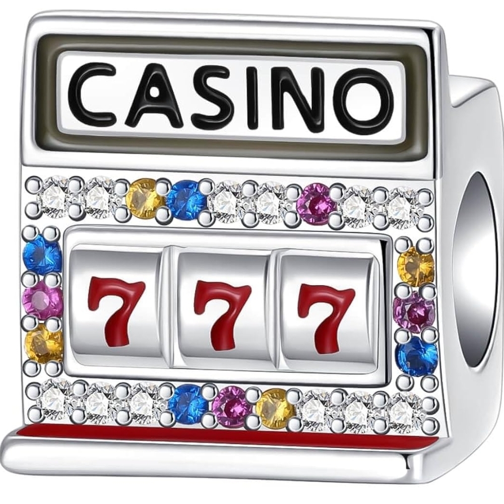 Casio Sterling Silver Casino Charm